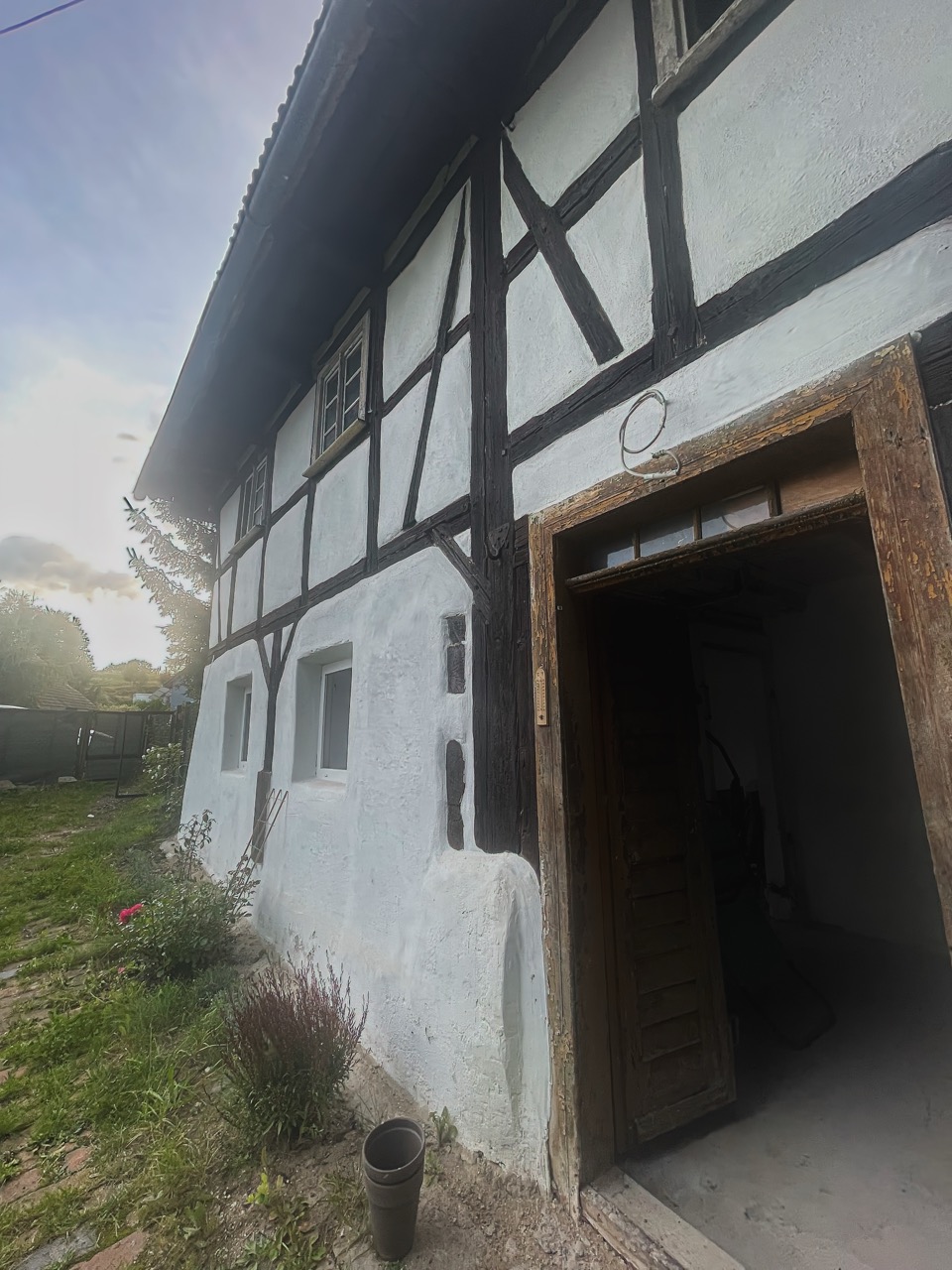 Dom szachulcowy – ogród 1150 m²