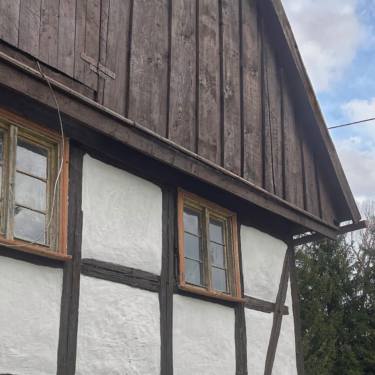 Dom szachulcowy – ogród 1150 m²